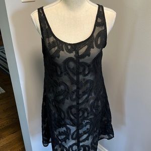 Ann Taylor Beach Cover Up, Size 2, Black